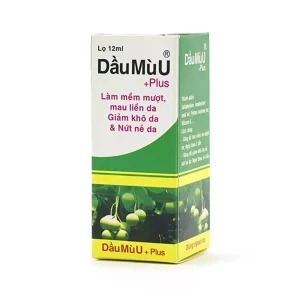 Dầu Mù U Plus Thiên Khánh làm mềm mượt, mau liền da, giảm khô da và nứt nẻ da (12ml)