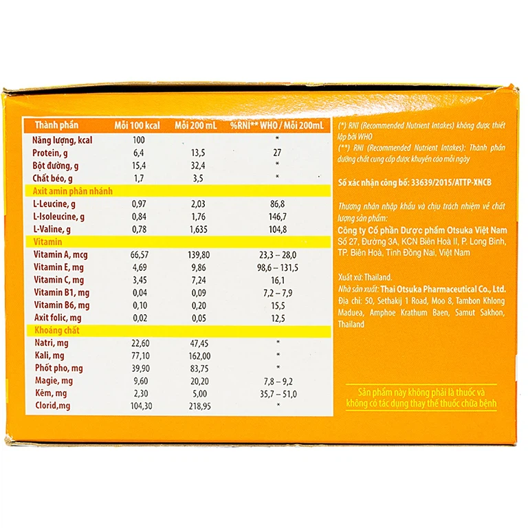 Bột pha Aminoleban Oral hỗ trợ bệnh nhân suy gan (10 gói x 50g)