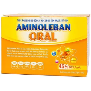 Bột pha Aminoleban Oral hỗ trợ bệnh nhân suy gan (10 gói x 50g)