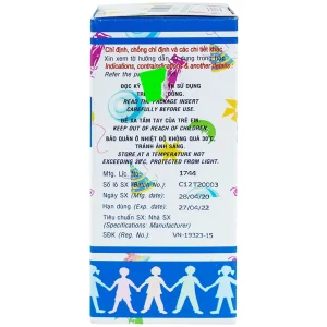 Siro cho trẻ em Minigadine Raptakos Brett phòng ngừa thiếu vi chất, biếng ăn (120ml)