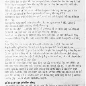 Thuốc Egilok 50mg Egis Pharma điều trị tăng huyết áp, đau thắt ngực (60 viên)