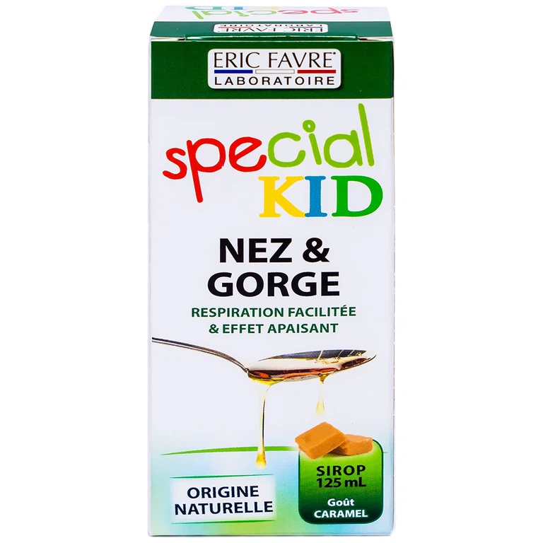 Siro Special Kid Nez & Gorge hỗ trợ giảm viêm họng, viêm phế quản (125ml)