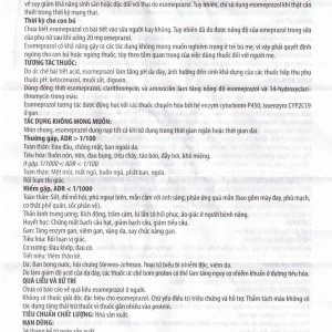 Thuốc Goldesome 20mg Valpharma điều trị loét dạ dày tá tràng lành tính (4 vỉ x 7 viên)