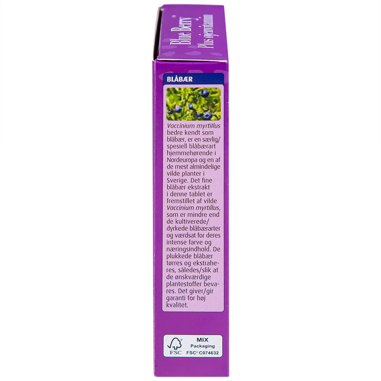 Viên uống Blue Berry Plus Ojenvitamin bổ sung dưỡng chất cho mắt, hỗ trợ cải thiện thị lực (40 viên)