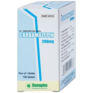 Thuốc Carbamazepin 200mg Danapha điều trị bệnh động kinh, giảm đau dây thần kinh (100 viên)