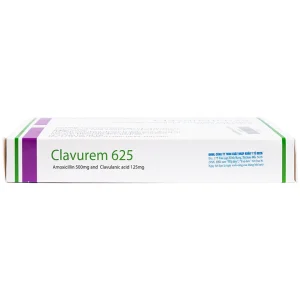 Thuốc Clavurem 625 Remedica điều trị nhiễm khuẩn (2 vỉ x 10 viên)