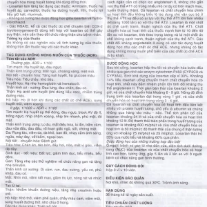 Thuốc Savi Losartan 100 điều trị tăng huyết áp (3 vỉ x 10 viên)