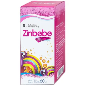 Siro Zinbebe Hataphar bổ sung và dự phòng thiếu kẽm (60ml)