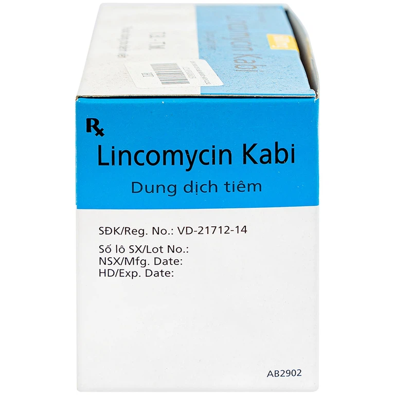 Thuốc tiêm Lincomycin Kabi điều trị nhiễm khuẩn nặng (50 ống x 2ml)