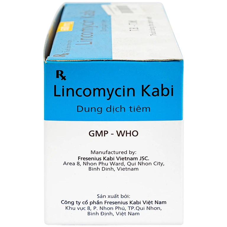 Thuốc tiêm Lincomycin Kabi điều trị nhiễm khuẩn nặng (50 ống x 2ml)
