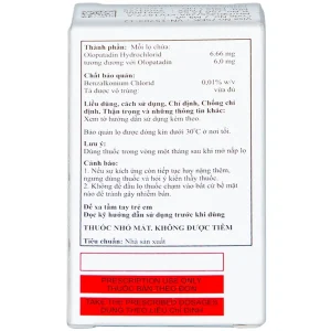 Thuốc nhỏ mắt Olopat OD 0.2% Ajanta điều trị tình trạng ngứa mắt kết hợp với viêm kết mạc dị ứng (3ml)