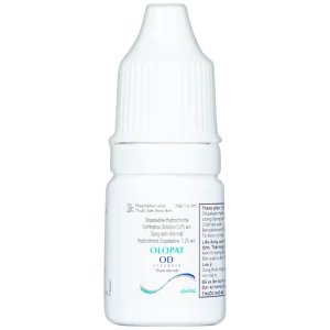 Thuốc nhỏ mắt Olopat OD 0.2% Ajanta điều trị tình trạng ngứa mắt kết hợp với viêm kết mạc dị ứng (3ml)