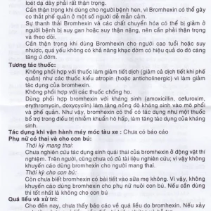 Dung dịch uống Novahexin 4mg Phương Đông điều trị rối loạn tiết dịch phế quản (30 ống x 5ml)