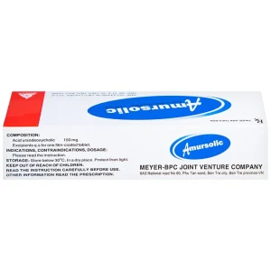 Thuốc Amursolic Meyer hỗ trợ làm tan sỏi cholesterol (5 vỉ x 10 viên)