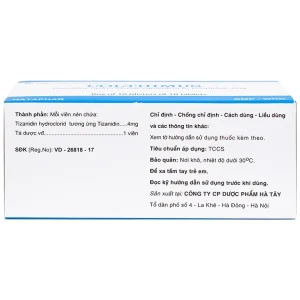 Thuốc Colthimus Hataphar điều trị triệu chứng co cứng cơ (10 vỉ x 10 viên)