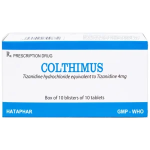 Thuốc Colthimus Hataphar điều trị triệu chứng co cứng cơ (10 vỉ x 10 viên)
