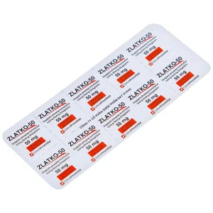 Thuốc Zlatko-50 DaviPharm điều trị đái tháo đường típ 2 (3 vỉ x 10 viên)