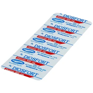 Thuốc Diosfort Savi điều trị bệnh suy tĩnh mạch mạn tính (4 vỉ x 15 viên)
