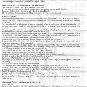 Thuốc Ebitac 12.5 Farkmak điều trị suy tim, tăng huyết áp (2 vỉ x 10 viên)