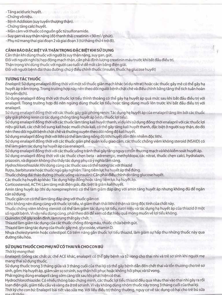 Thuốc Ebitac 12.5 Farkmak điều trị suy tim, tăng huyết áp (2 vỉ x 10 viên)