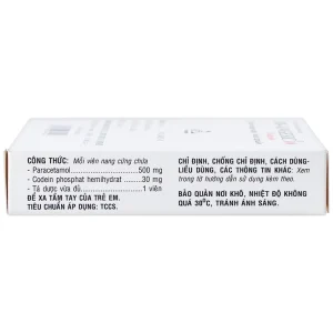 Thuốc Di-Angesic 30 Codein giảm đau cấp tính mức độ trung bình (2 vỉ x 10 viên)