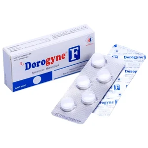 Thuốc Dorogyne F Domesco điều trị các bệnh nhiễm khuẩn răng miệng cấp và mạn tính (2 vỉ x 5 viên)