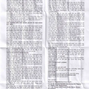 Viên nén Pinclos 75mg Incepta giảm các biến cố do xơ vữa động mạch, nhồi máu cơ tim (3 vỉ x 10 viên)