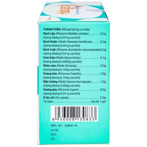 Bột Hadugast Hải Dương điều trị viêm loét dạ dày, tá tràng (20 gói x 3g)