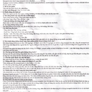 Viên nén Mosane Tablet 5mg Arlico điều trị bệnh trào ngược dạ dày - thực quản, ợ nóng (10 vỉ x 10 viên)