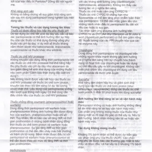 Viên nén Pantoloc 20mg Takeda điều trị trào ngược dạ dày thực quản (1 vỉ x 14 viên)