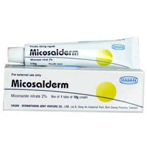 Kem bôi da Micosalderm 2% Hasan điều trị các bệnh da liễu do nhiễm nấm (10g)