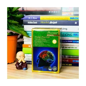 Viên uống Ginkgo Plus 6000 With Q10 50mg Vitatree hỗ trợ cải thiện trí nhớ (60 viên)