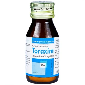 Bột pha hỗn dịch uống Toraxim 400mg/50ml Deltapharm điều trị câc chứng nhiễm khuẩn (50ml)
