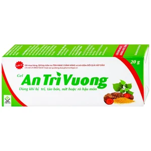 Gel An Trĩ Vương Vinh Gia dùng khi bị trĩ, táo bón, nứt hoặc rò hậu môn (20g)