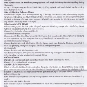 Thuốc Esomaxcare 40 điều trị trào ngược dạ dày thực quản (3 vỉ x 10 viên)