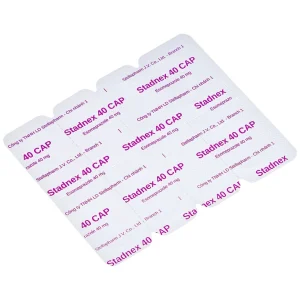 Thuốc Stadnex 40 CAP Stella điều trị trào ngược dạ dày, thực quản (4 vỉ x 7 viên)