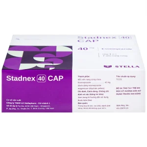 Thuốc Stadnex 40 CAP Stella điều trị trào ngược dạ dày, thực quản (4 vỉ x 7 viên)