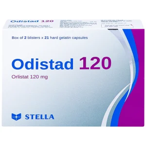 Thuốc Odistad 120 Stella điều trị béo phì và phòng ngừa tăng cân trở lại ở người lớn (2 vỉ x 21 viên)