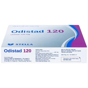 Thuốc Odistad 120 Stella điều trị béo phì và phòng ngừa tăng cân trở lại ở người lớn (2 vỉ x 21 viên)