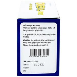 Viên sủi Oresol Pluz Hadiphar giúp bù chất điện giải (10 viên)