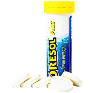 Viên sủi Oresol Pluz Hadiphar giúp bù chất điện giải (10 viên)