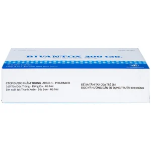 Thuốc uống Bivantox 300 Pharbaco hỗ trợ điều trị rối loạn cảm giác ở những bệnh nhân đái tháo đường (3 vỉ x 10 viên)