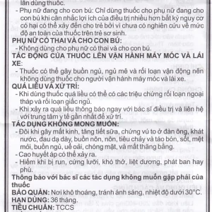Viên nén Medi-Levosulpirid 25mg Medisun điều trị tâm thần phân liệt cấp và mạn tính (3 vỉ x 10 viên)
