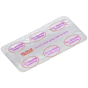 Viên nén Medi-Levosulpirid 25mg Medisun điều trị tâm thần phân liệt cấp và mạn tính (3 vỉ x 10 viên)
