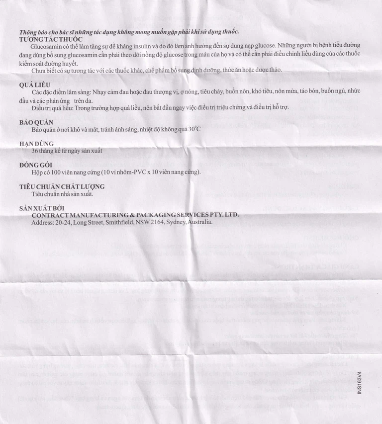 Thuốc Glupain Forte 750mg CMPS giảm thoái hoá khớp (10 vỉ x 10 viên)