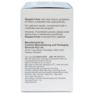Thuốc Glupain Forte 750mg CMPS giảm thoái hoá khớp (10 vỉ x 10 viên)
