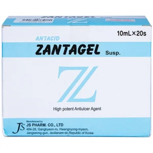 Hỗn dịch Zantagel Susp JS Pharm điều trị đau cấp tính và mãn tính, viêm dạ dày (20 gói x 10ml)