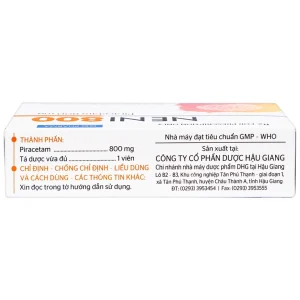 Viên nén Neni 800 DHG điều trị triệu chứng chóng mặt, nhức đầu, mê sảng nặng (3 vỉ x 10 viên)