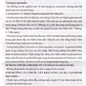 Thuốc Cerecozin 500mg Sao Kim hỗ trợ cải thiện trí nhớ (3 vỉ x 10 viên)