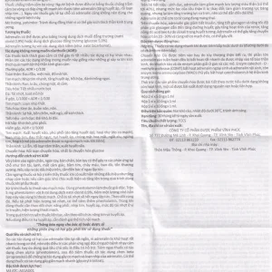 Dung dịch tiêm Adrenalin 1mg/1ml hồi sức tim phổi, cấp cứu choáng phản vệ (5 vỉ x 10 ống)